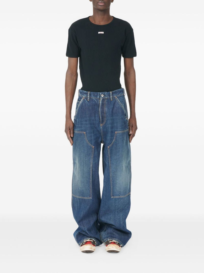 Maison Margiela Wide-leg denim jeans | Urbalenti™ NYC