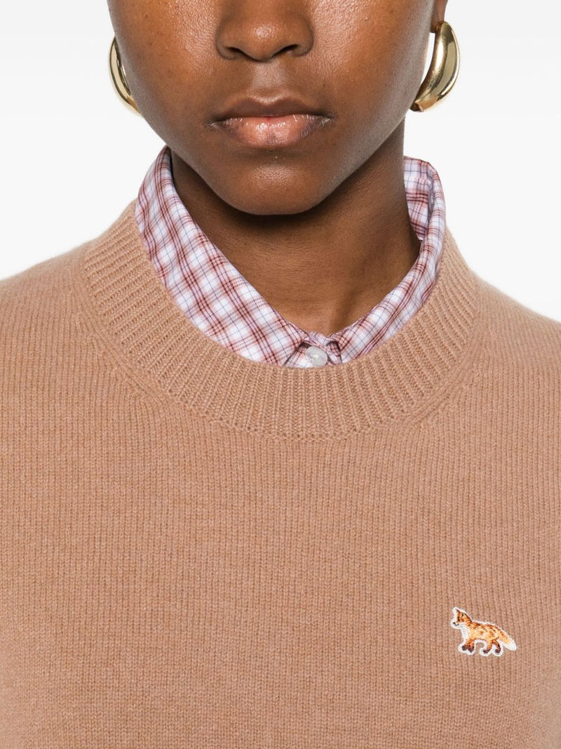 Maison Kitsuné Maison Kitsuné Baby Fox wool jumper
