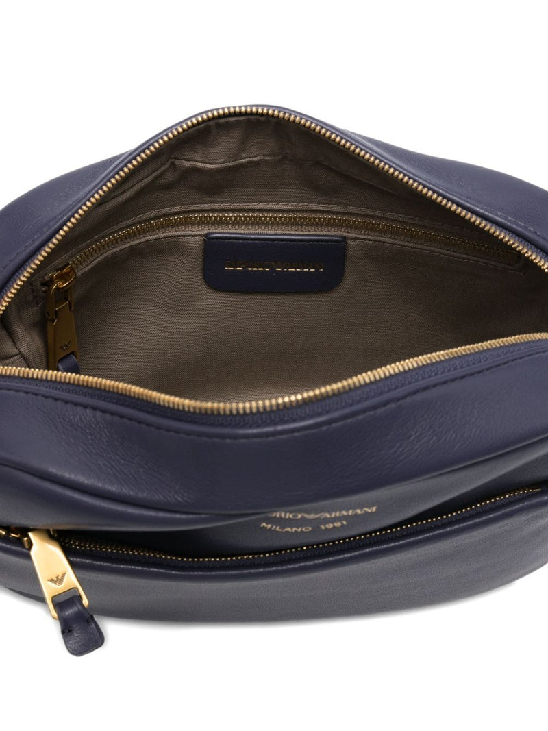 Emporio Armani zip-fastening leather shoulder bag | Urbalenti | Urbalent... | Urbalenti™ NYC