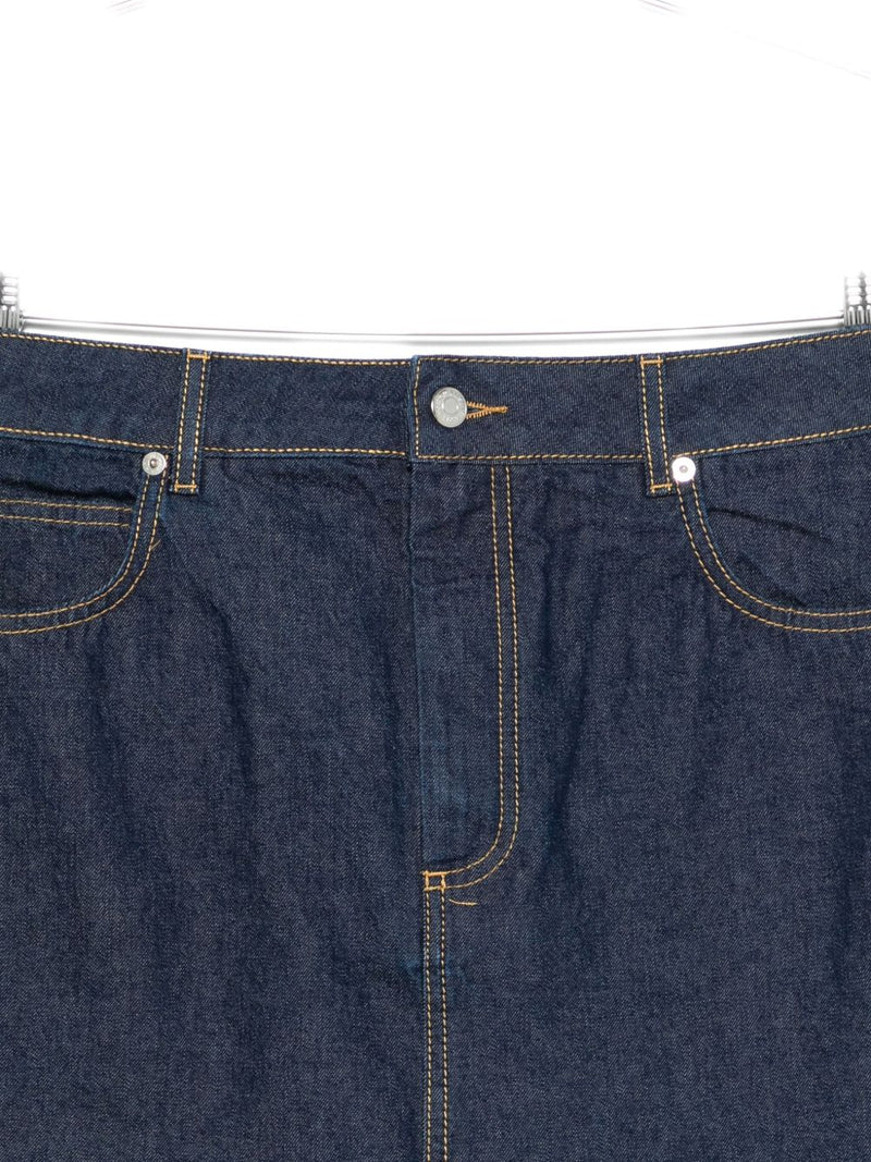 Maison Kitsuné Maison Kitsuné denim mini skirt