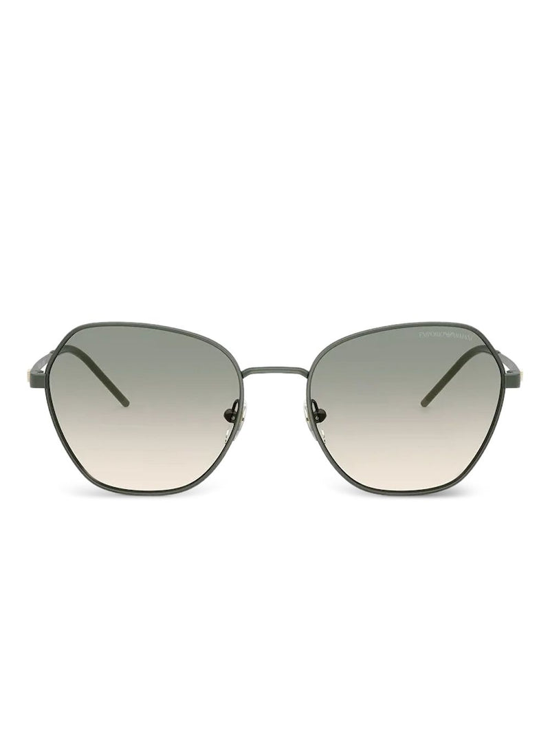 Emporio Armani Irregular Shape Women'S Sunglasses - Brown | Urbalenti |... | Urbalenti™ NYC