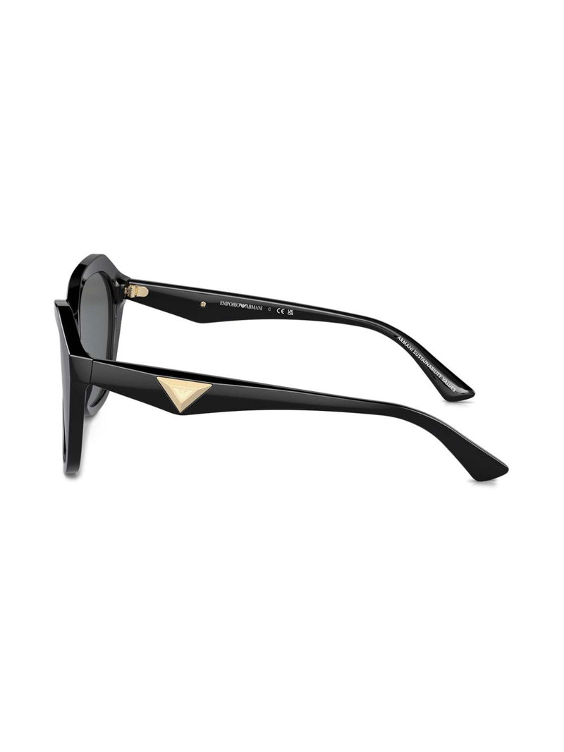 Emporio Armani Irregular Shape Women'S Sunglasses - Black | Urbalenti |... | Urbalenti™ NYC
