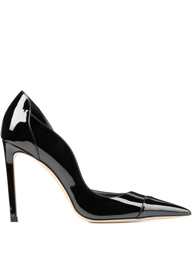 Jimmy Choo Brigitte 100 Patent Leather Pumps | Urbalenti™ NYC