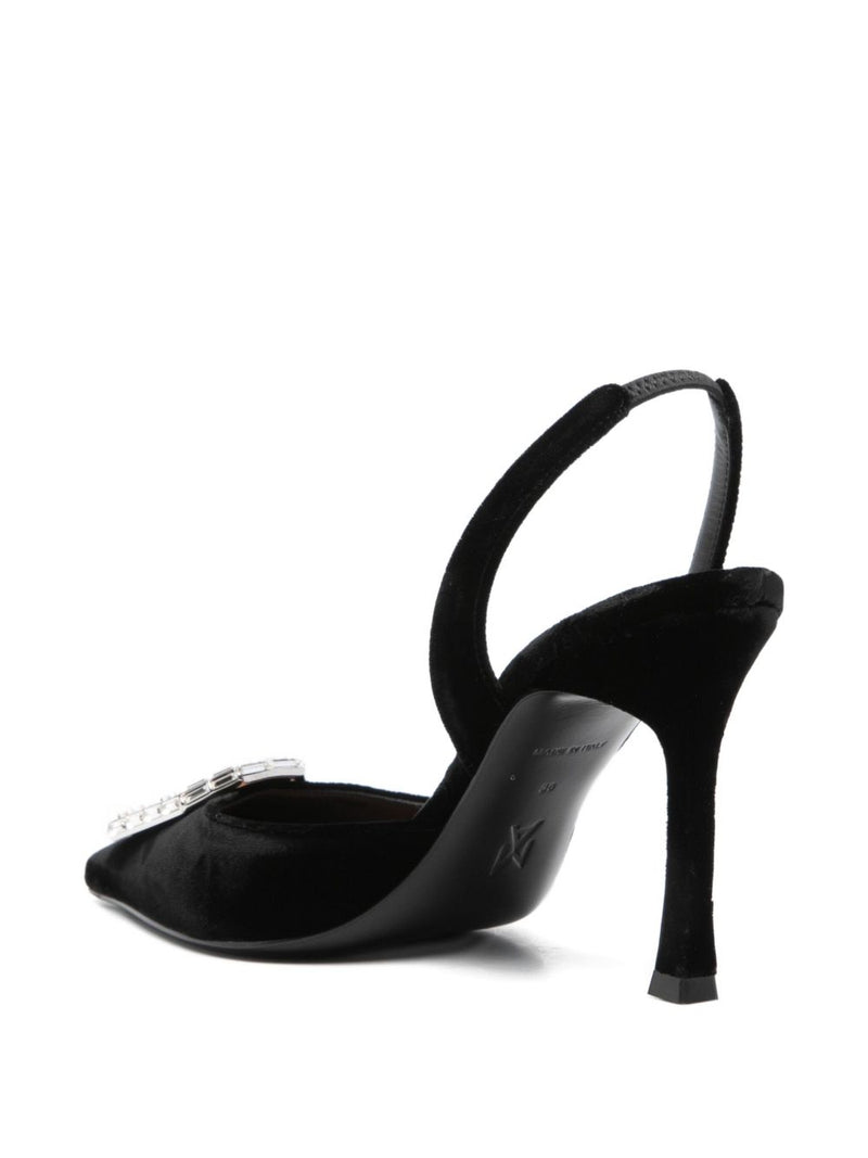 Amina Muaddi Camelia Sling 90 | Urbalenti™ NYC