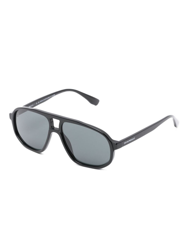 Emporio Armani Men'S Pilot Sunglasses - Grey | Urbalenti™ NYC