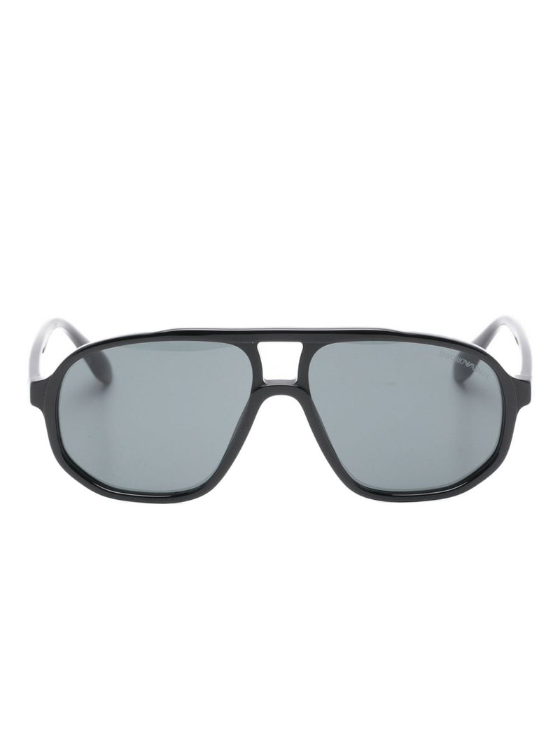 Emporio Armani Men'S Pilot Sunglasses - Grey | Urbalenti™ NYC