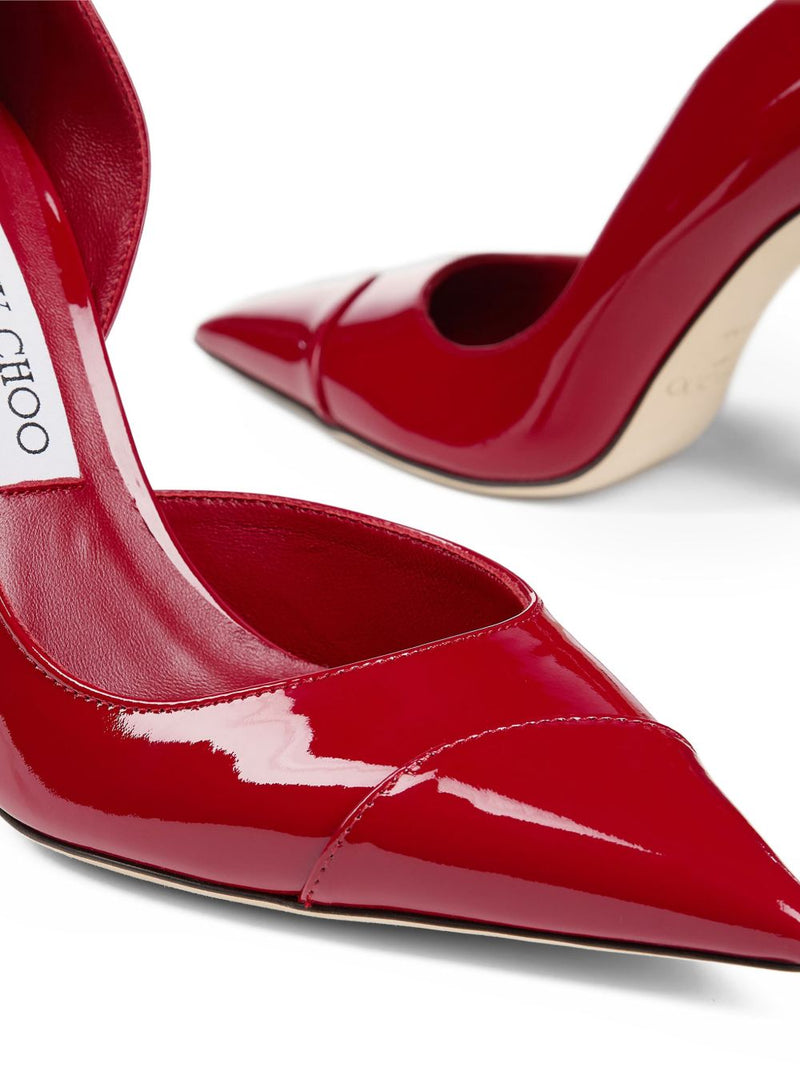 Jimmy Choo Brigitte 100 Ruby red patent leather pumps | Urbalenti | Urba... | Urbalenti™ NYC