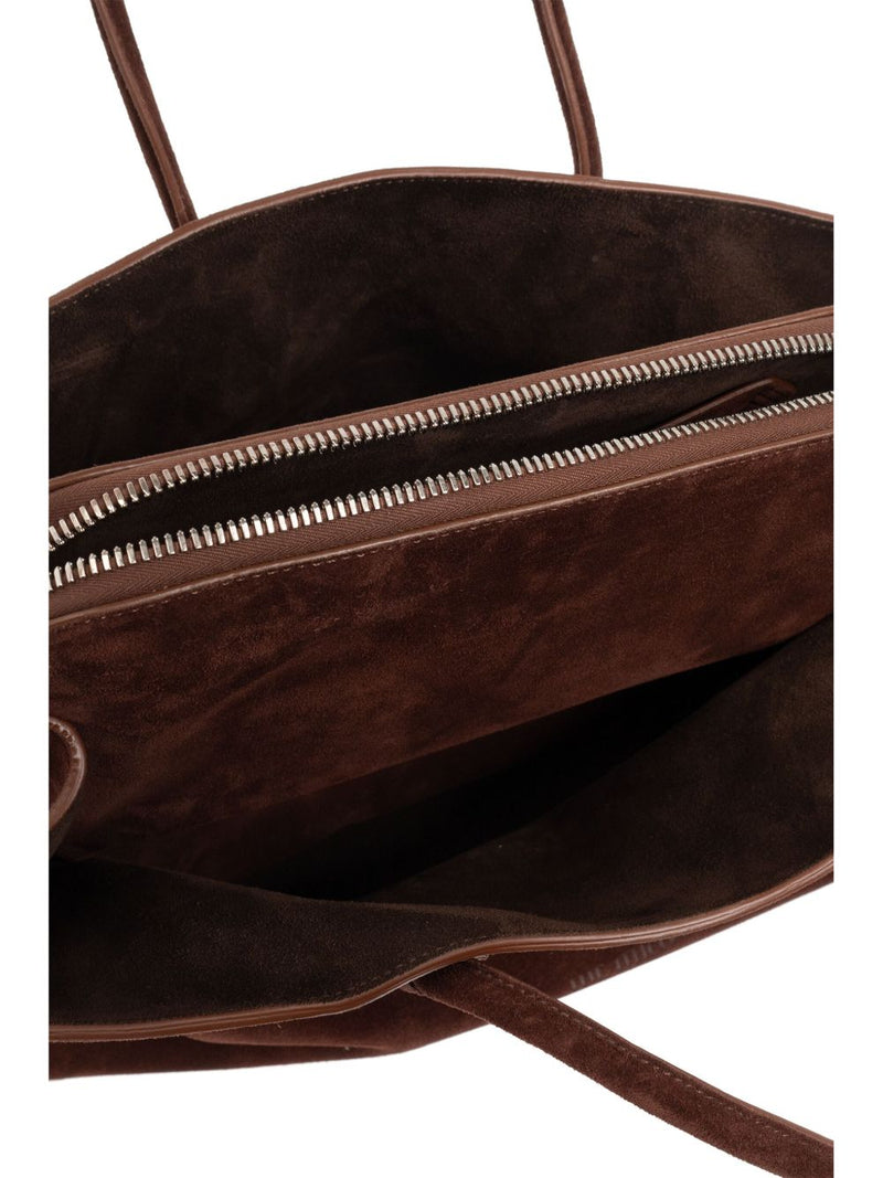 The Attico ''La Passeggiata Medium'' Light Chocolate Top Handle | Urbalenti™ NYC