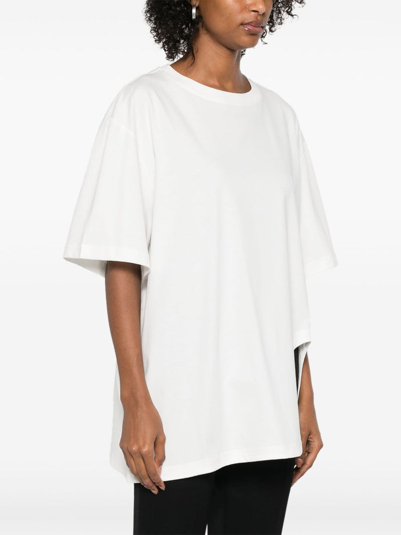 The Attico Asymmetric cotton t-shirt | Urbalenti™ NYC