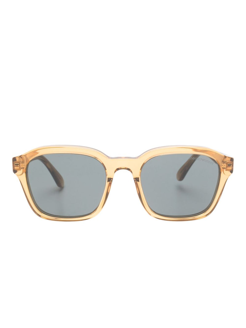 Emporio Armani Irregular Shape Men'S Sunglasses - Brown - Style 754-AI25... | Urbalenti™ NYC
