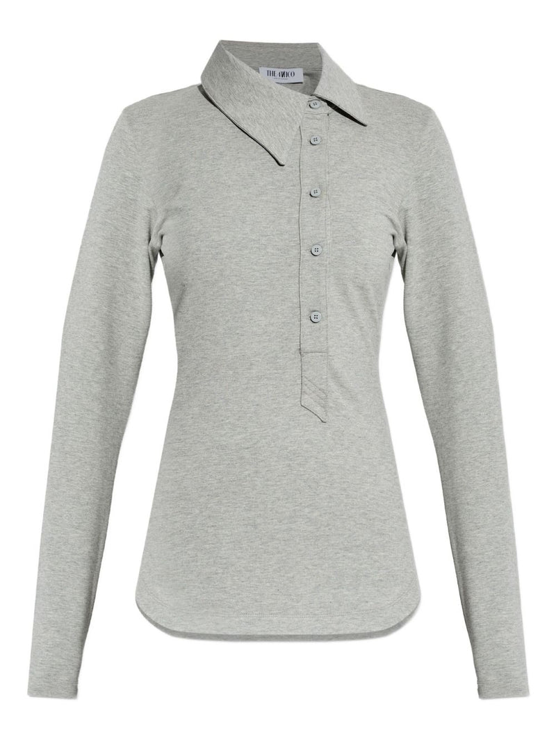 The Attico Cotton polo shirt | Urbalenti™ NYC