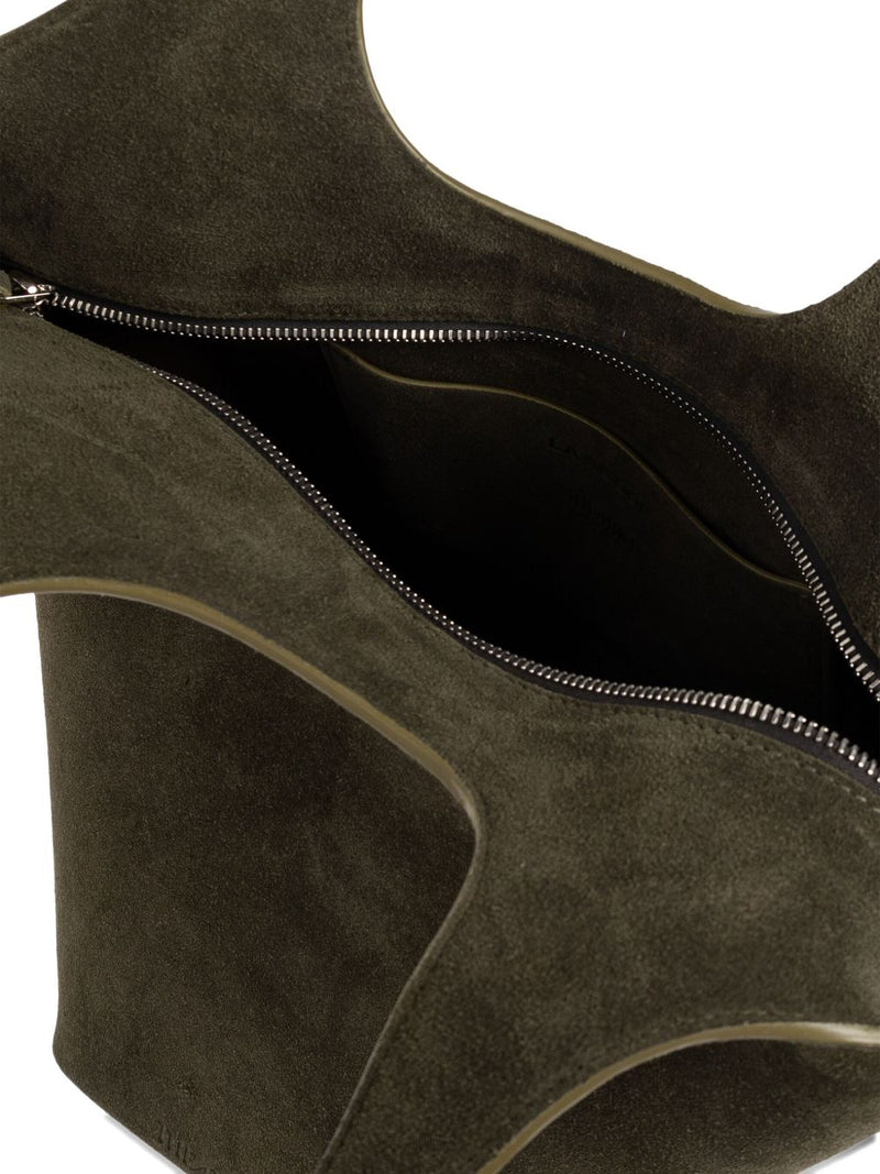 The Attico "La Scoop'' Military Green Shoulder Bag | Urbalent... | Urbalenti™ NYC