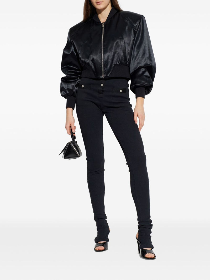 The Attico Satin bomber jacket | Urbalenti™ NYC