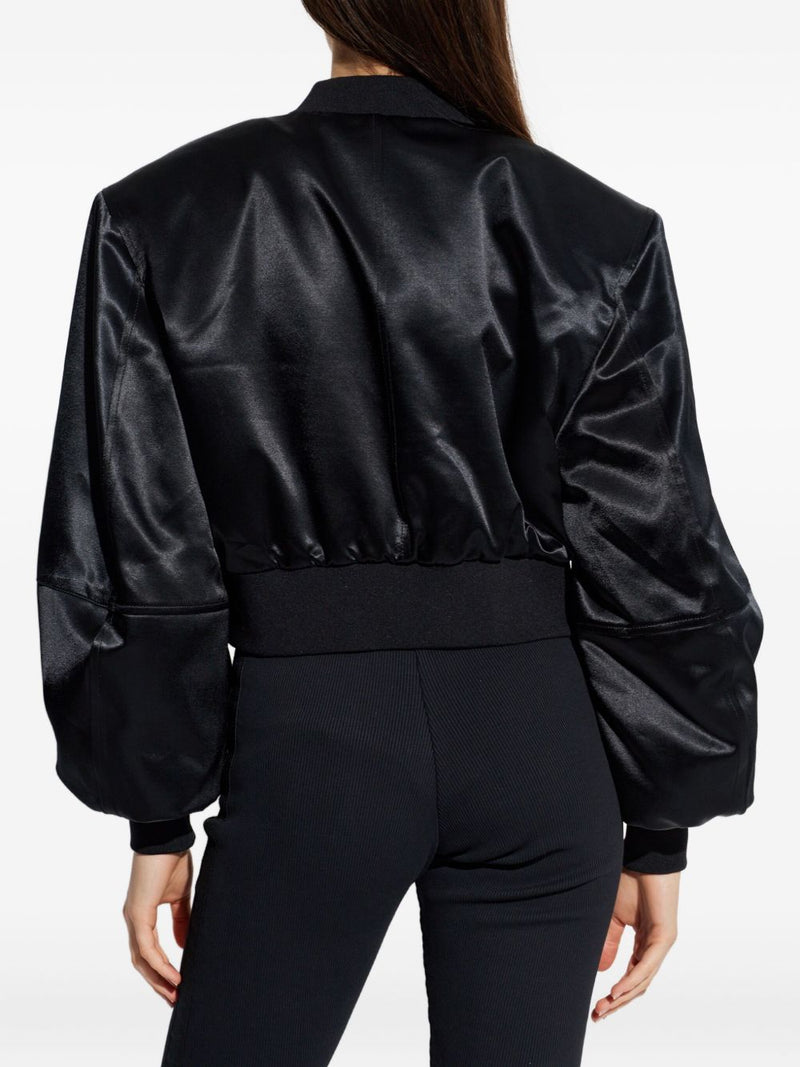 The Attico Satin bomber jacket | Urbalenti™ NYC