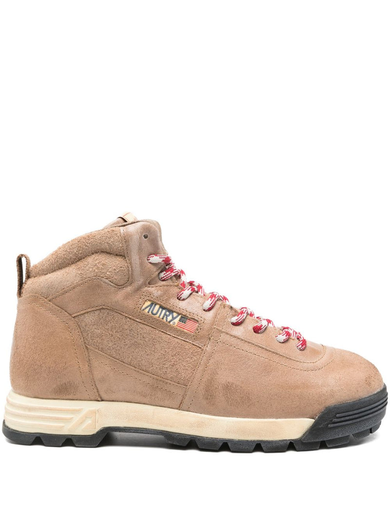 Autry Natural Suede Leather Malga Sneakers. | Urbalenti™ NYC