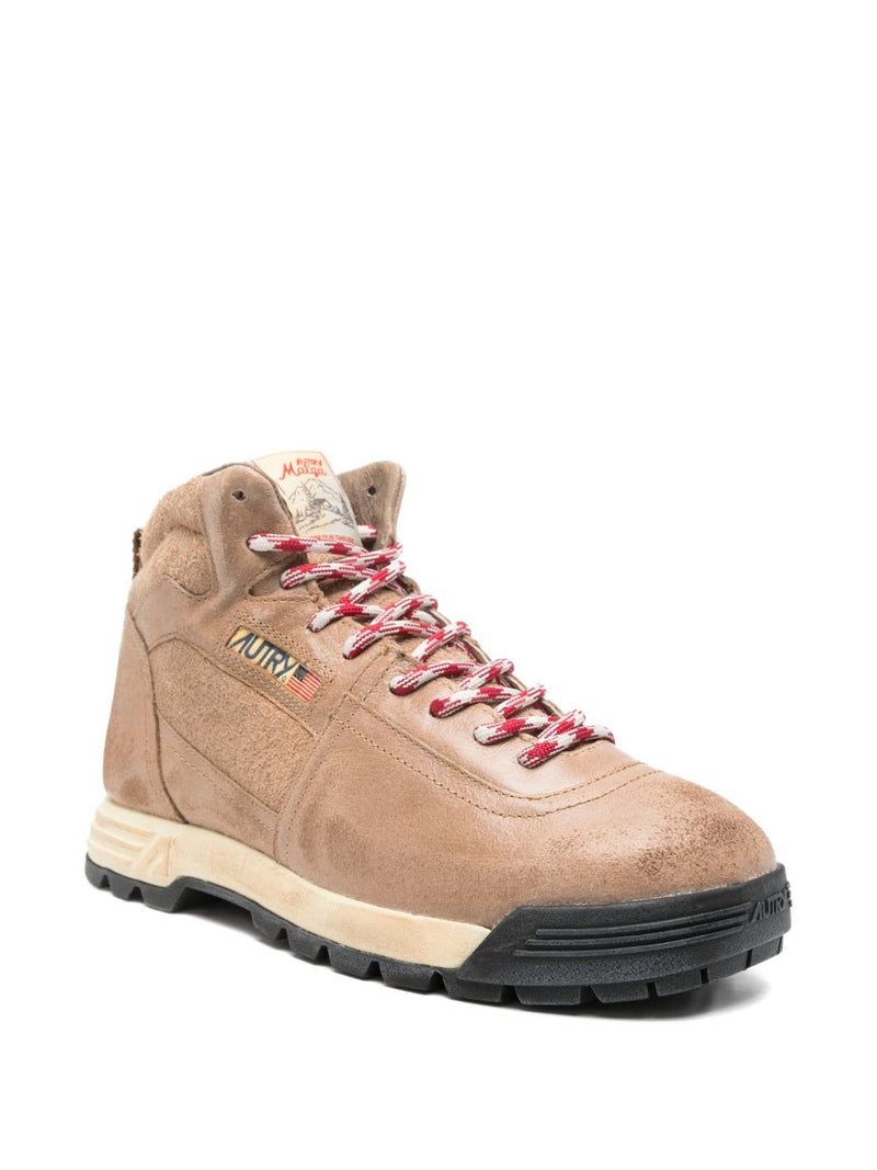 Autry Natural Suede Leather Malga Sneakers. | Urbalenti™ NYC
