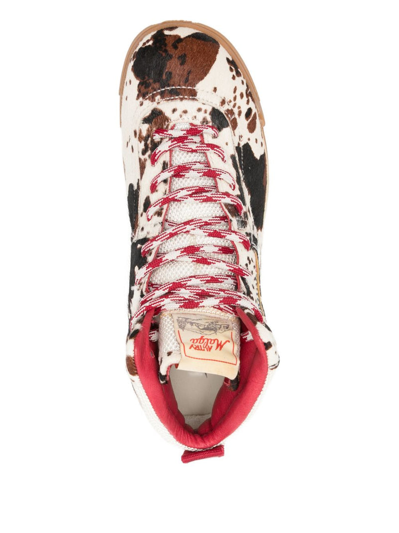 Autry MARSHMALLOW AND BROWN HORSE-EFFECT MALGA Sneakers | Urbalent... | Urbalenti™ NYC
