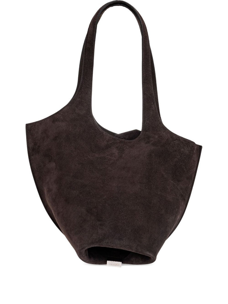 The Attico ''La Scoop'' Dark Brown Shoulder Bag | Urbalenti™ NYC