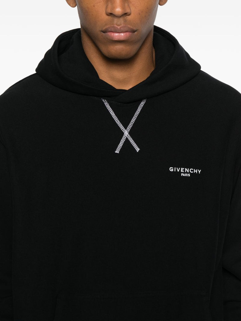 Givenchy Logo cotton hoodie Variant 1 | Urbalenti™ NYC