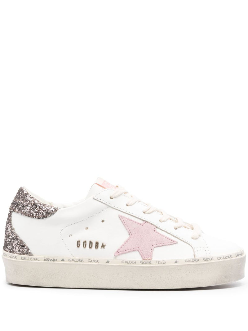 Golden Goose HI Star Sneakers - White / Pink | Urbalenti™ NYC