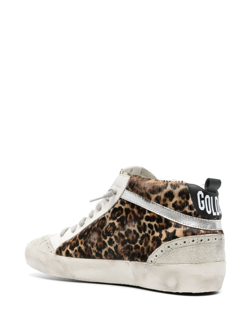 Golden Goose Mid Star Leo ponyskin sneakers | Urbalenti™ NYC