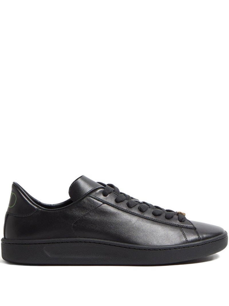 Valentino Garavani Royco Sneaker In Nappa Calfskin - Black Leather | Urb... | Urbalenti™ NYC