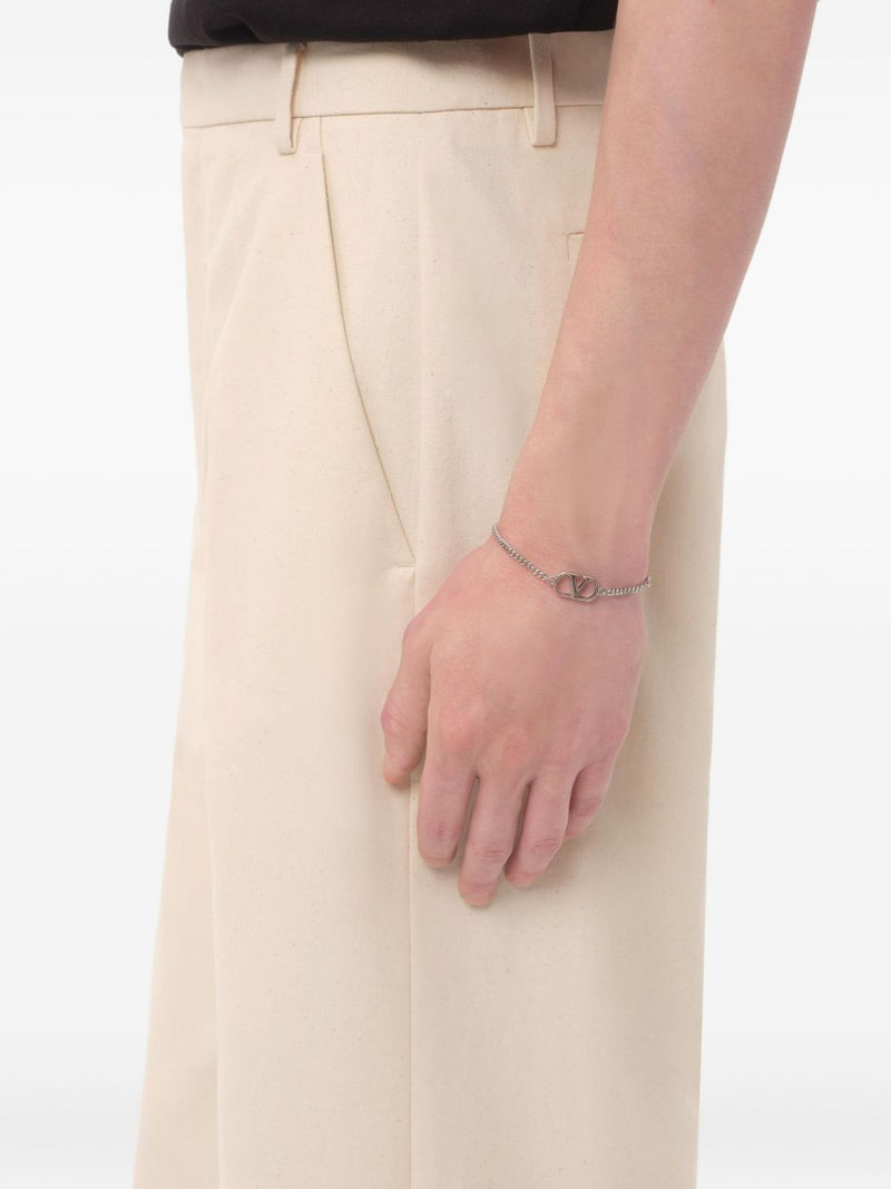 Valentino Garavani -Valentino Garavani Vlogo Signature Metal Bracelet | Urbalenti™ NYC