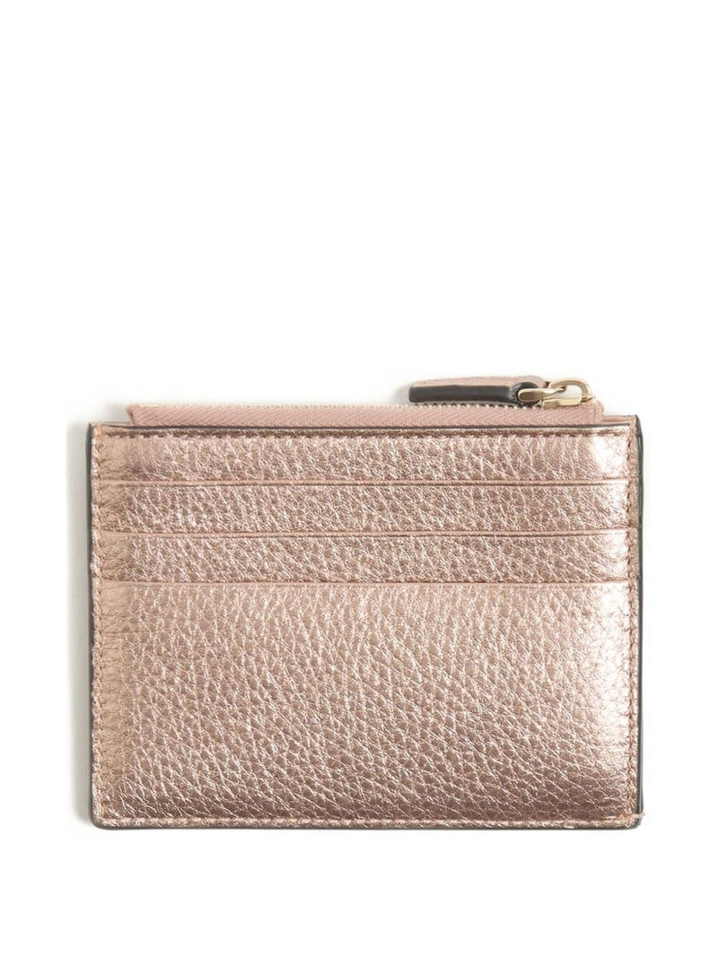 Valentino Garavani Valentino Garavani-Rockstud grainy card holder