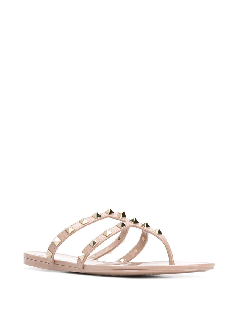 Valentino Garavani Valentino Garavani Rockstud flat rubber sandals
