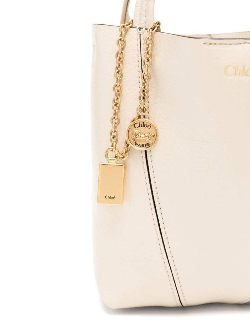 Chloé Small Chloé Spin Tote Bag In Grained Leather | Urbalenti™ NYC