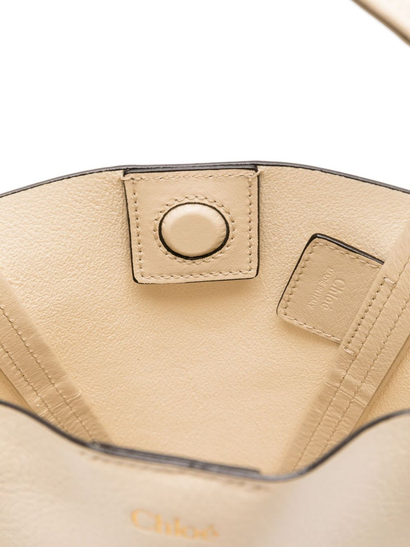 Chloé Small Chloé Spin Tote Bag In Grained Leather | Urbalenti™ NYC