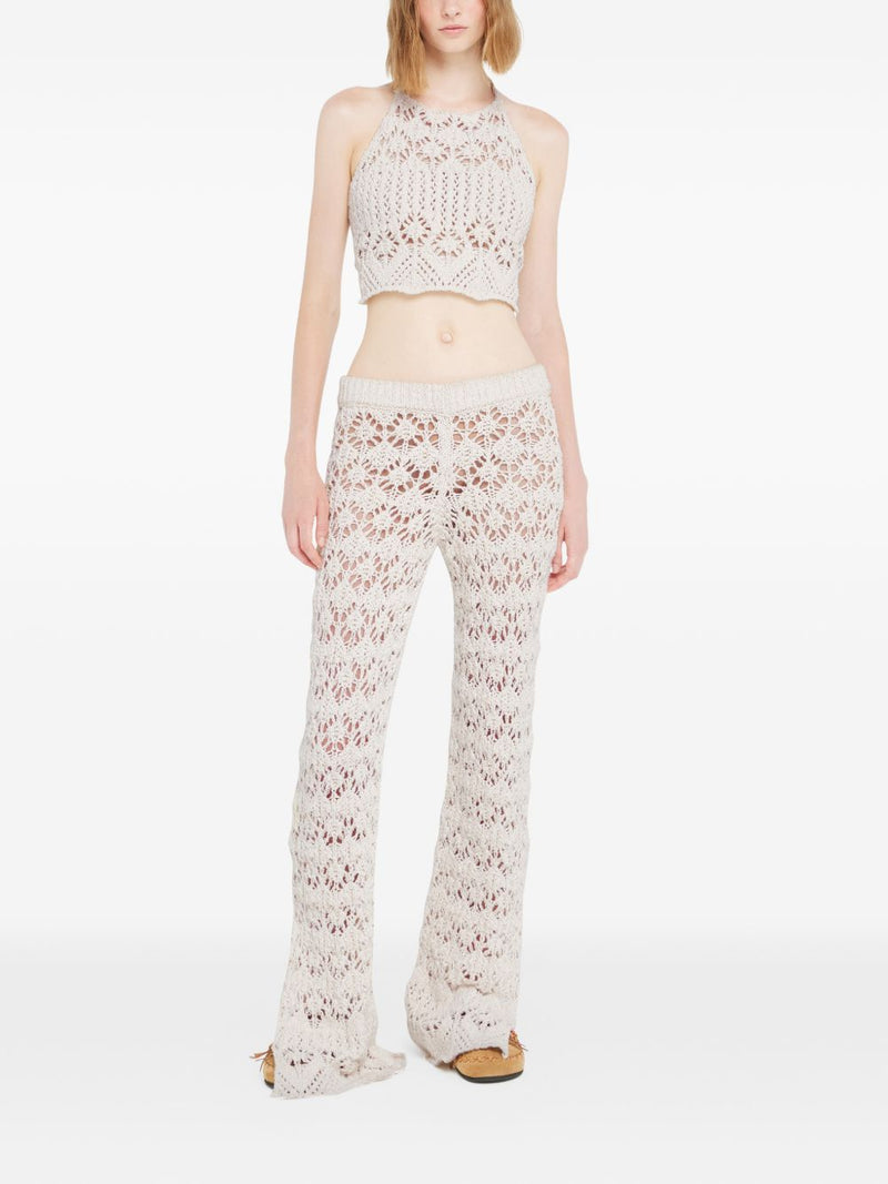 Alanui Alanui Lagoon Romance cotton trousers