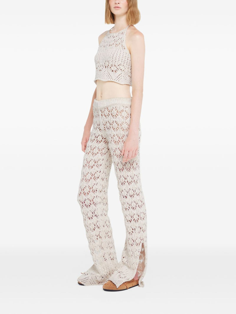 Alanui Alanui Lagoon Romance cotton trousers