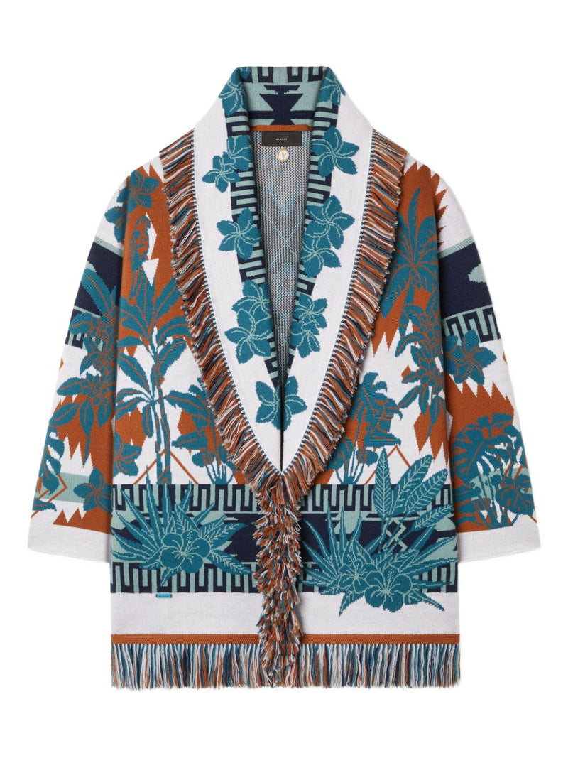 Alanui Alanui Island Soul wool cardigan