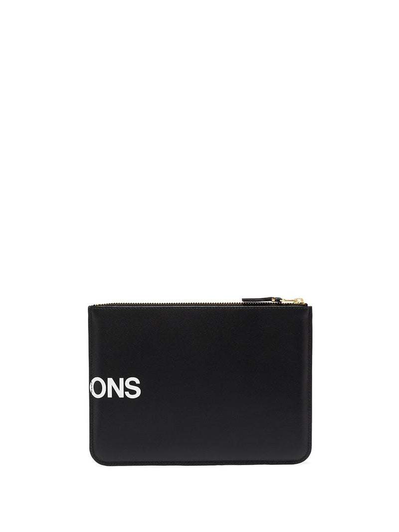 Comme Des Garcons Comme Des Garcons Wallet Huge Logo Pouch