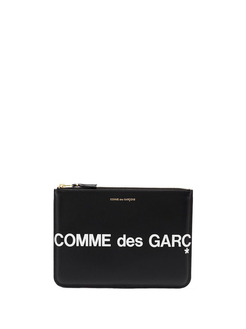 Comme Des Garcons Comme Des Garcons Wallet Huge Logo Pouch