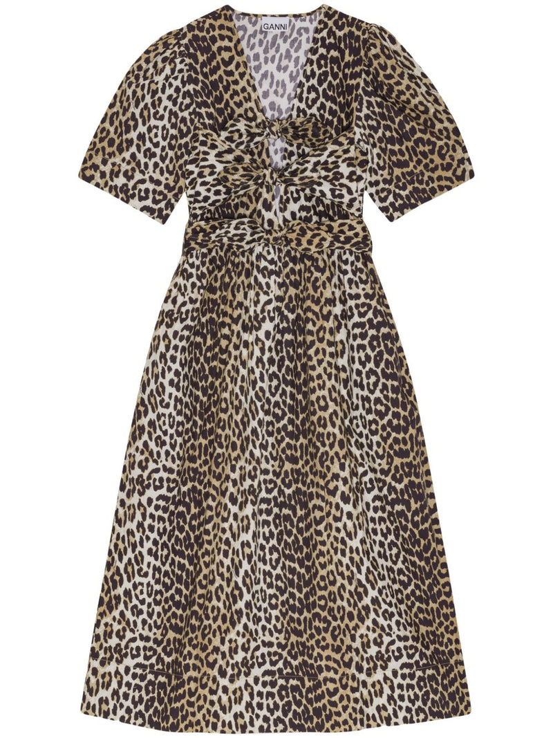 Ganni Ganni Organic cotton midi dress