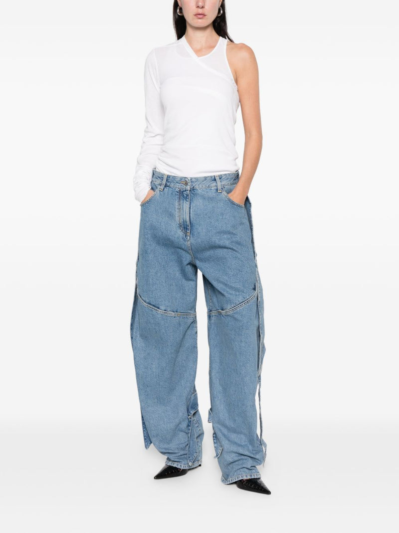 The Attico Denim cotton jeans | Urbalenti™ NYC