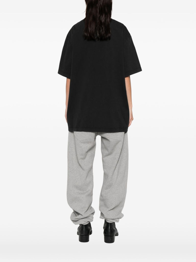 The Attico Asymmetric cotton t-shirt | Urbalenti™ NYC