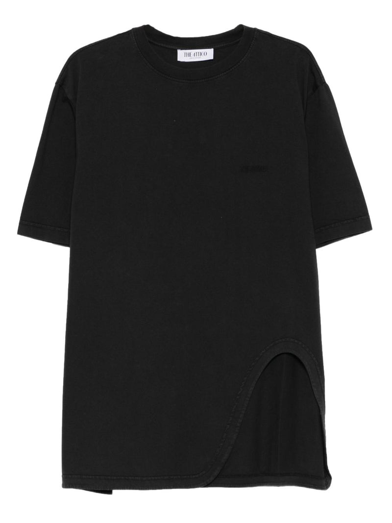 The Attico Asymmetric cotton t-shirt | Urbalenti™ NYC