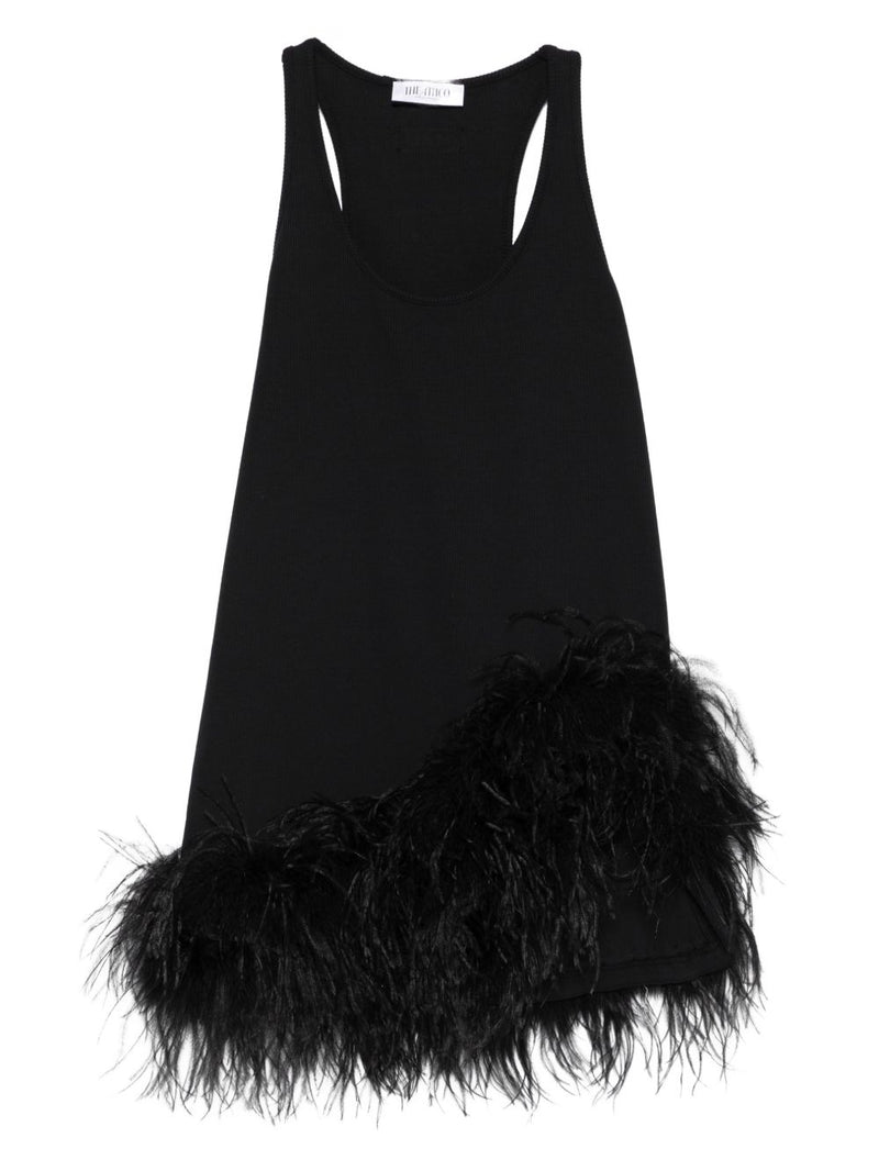 The Attico Feathered mini dress | Urbalenti™ NYC