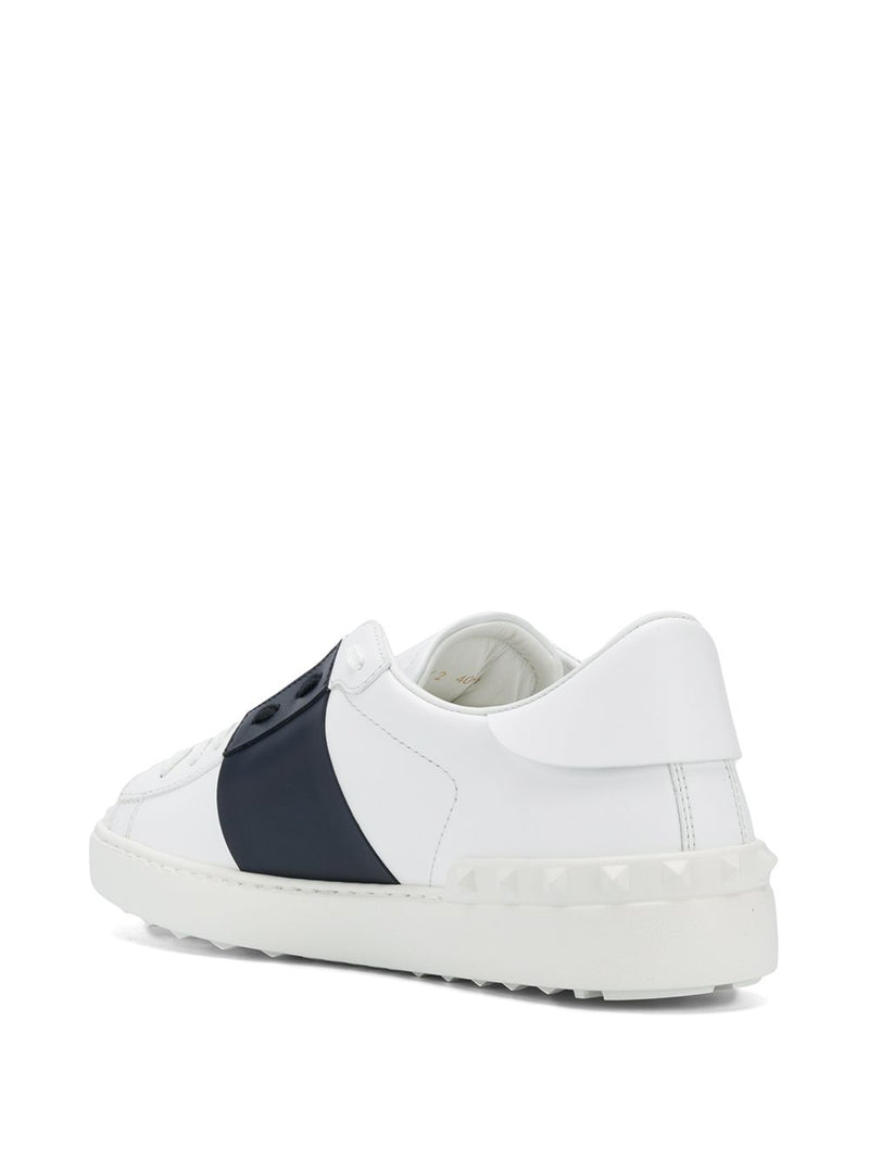 Valentino Garavani Open leather sneakers | Urbalenti™ NYC