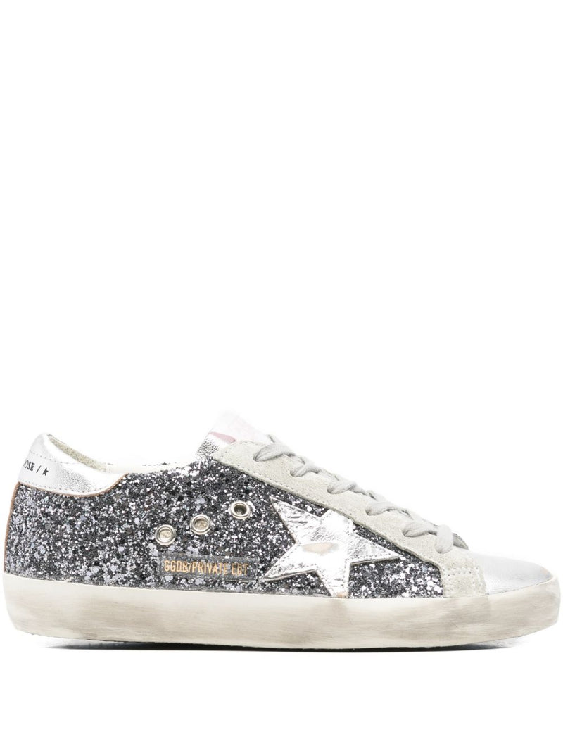 Golden Goose Super Star Women's with glitter | Urbalenti™ NYC