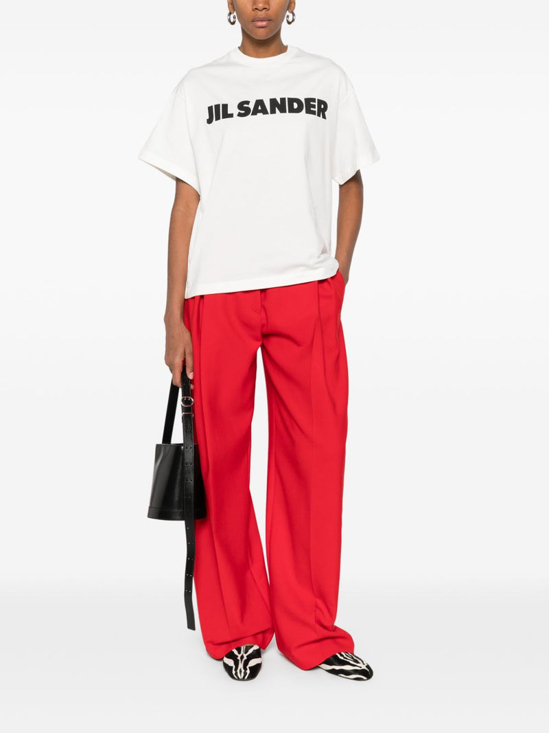 Jil Sander Jil Sander Logo cotton t-shirt