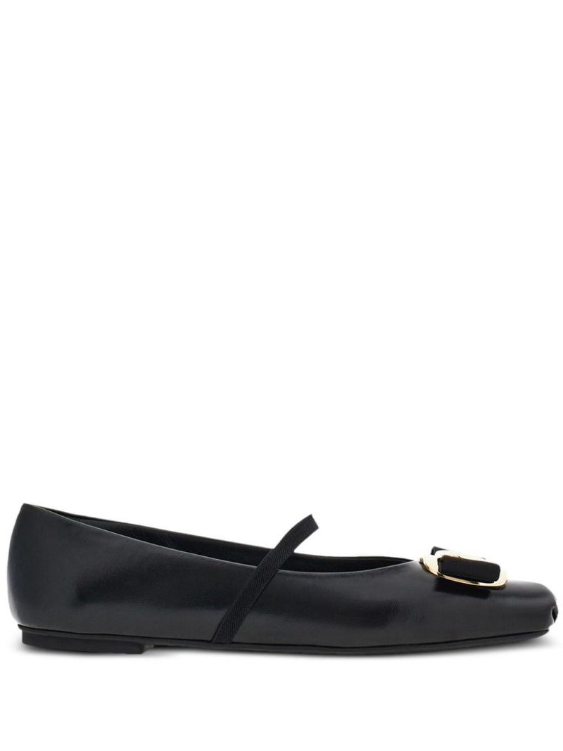 Ferragamo New Vara plate ballet flat | Urbalenti™ NYC