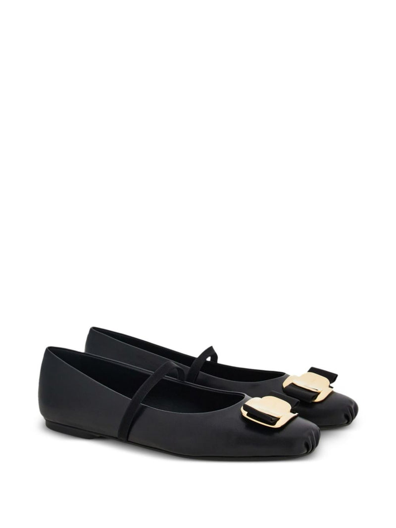 Ferragamo New Vara plate ballet flat | Urbalenti™ NYC