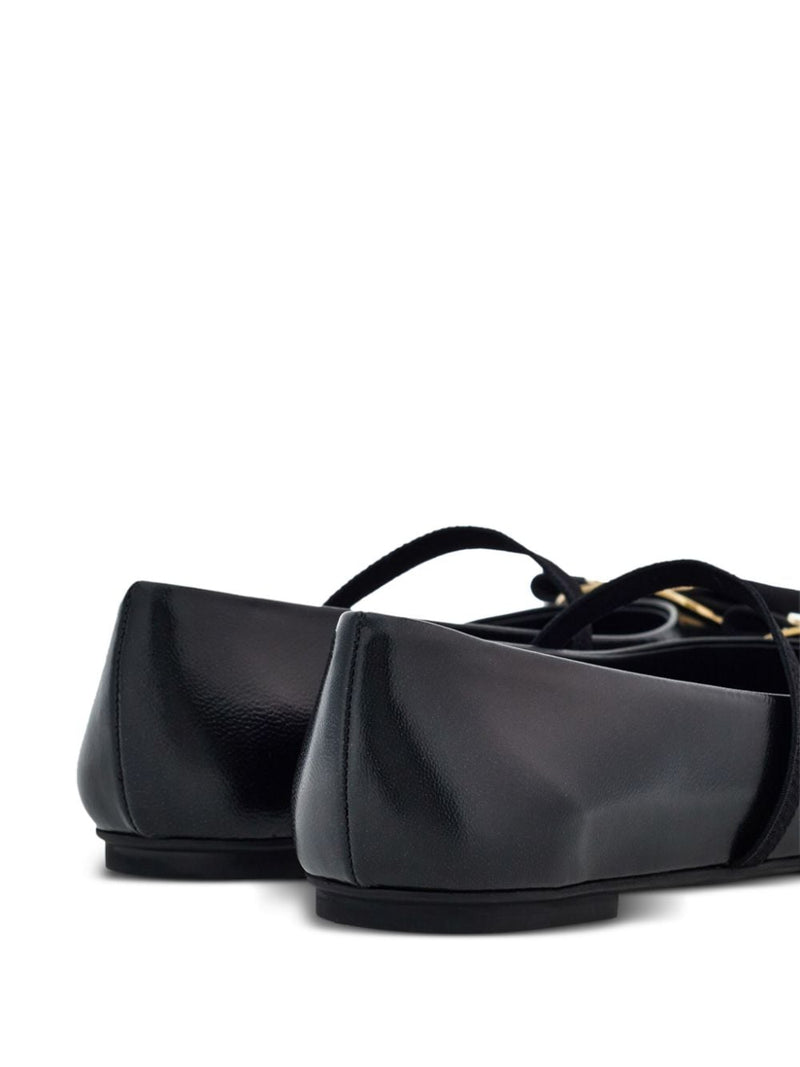Ferragamo New Vara plate ballet flat | Urbalenti™ NYC