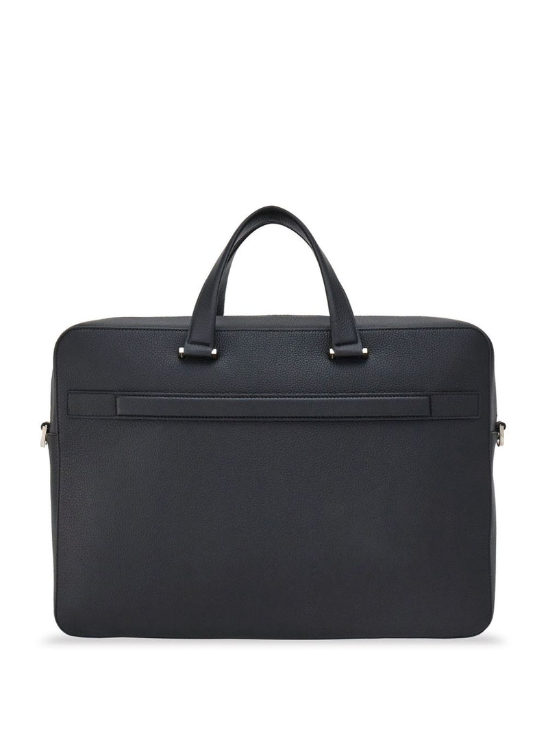 Ferragamo Embossed Gancini Briefcase | Urbalenti™ NYC