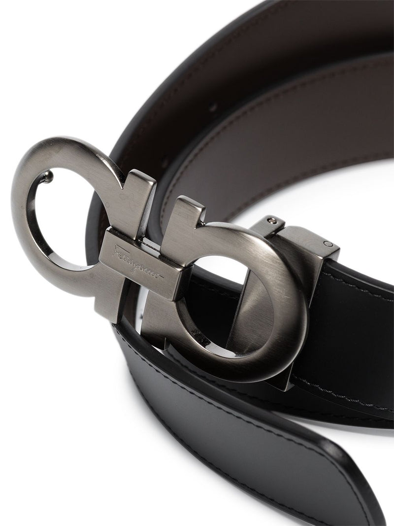 Ferragamo Ferragamo Reversible And Adjustable Gancini Belt