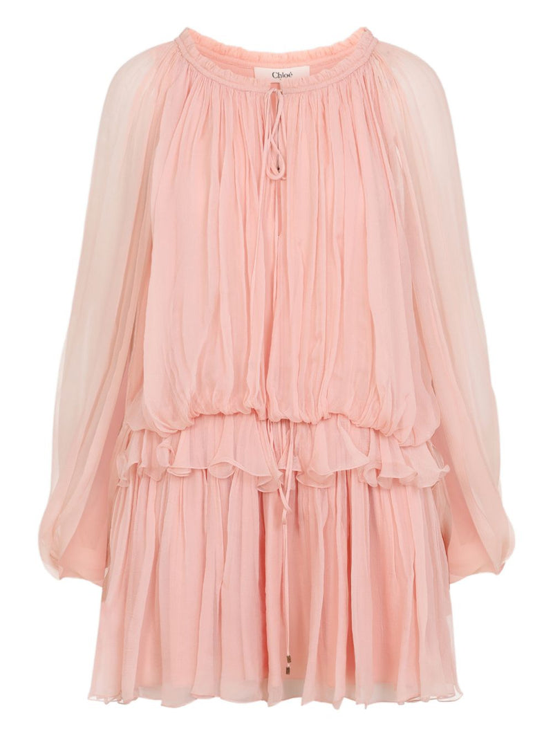 Chloé ChloÃ© Silk mini dress Variant 2 | Urbalenti™ NYC